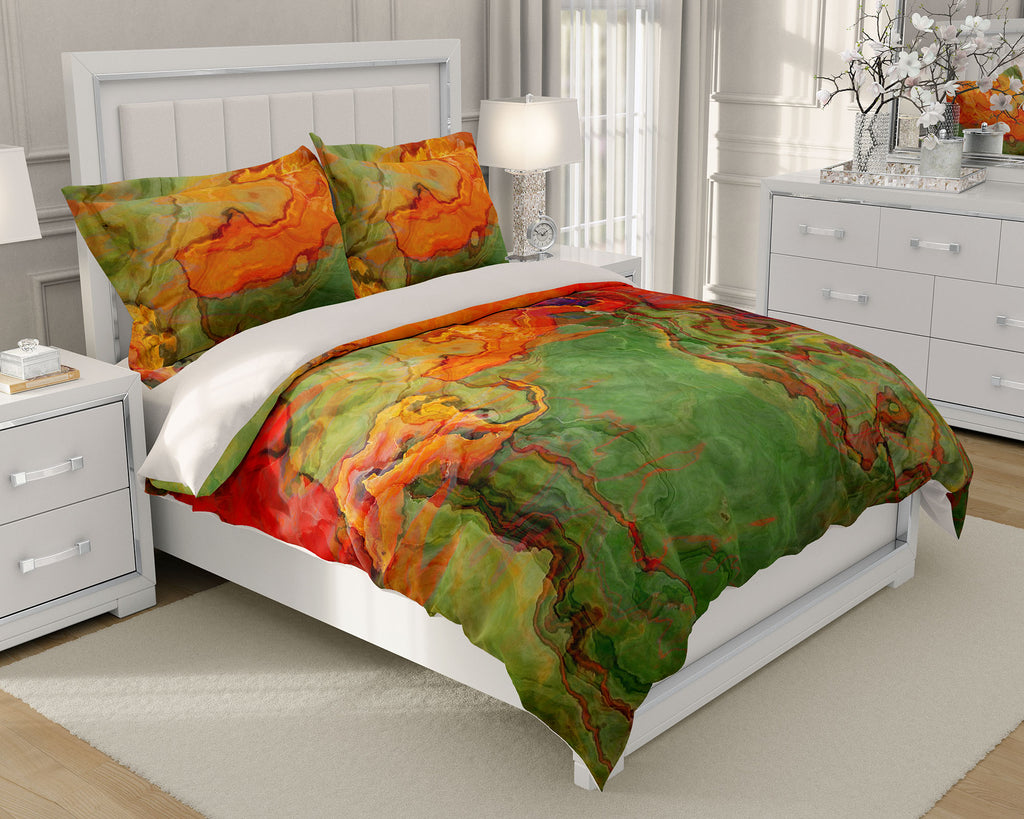 King, Queen or Twin Duvet Cover, Poppies