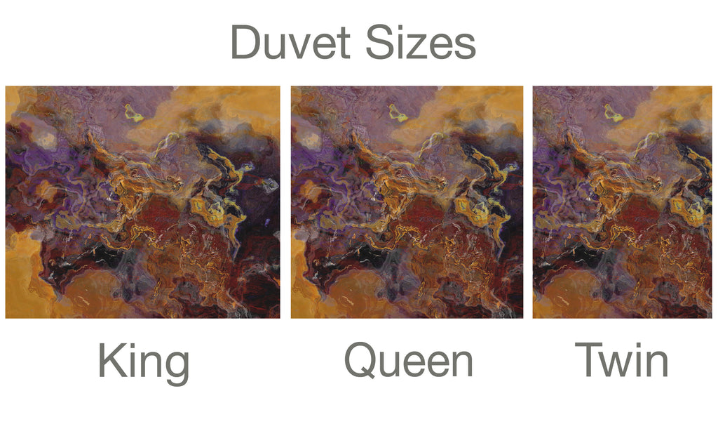 King, Queen or Twin Duvet Cover, Riveted