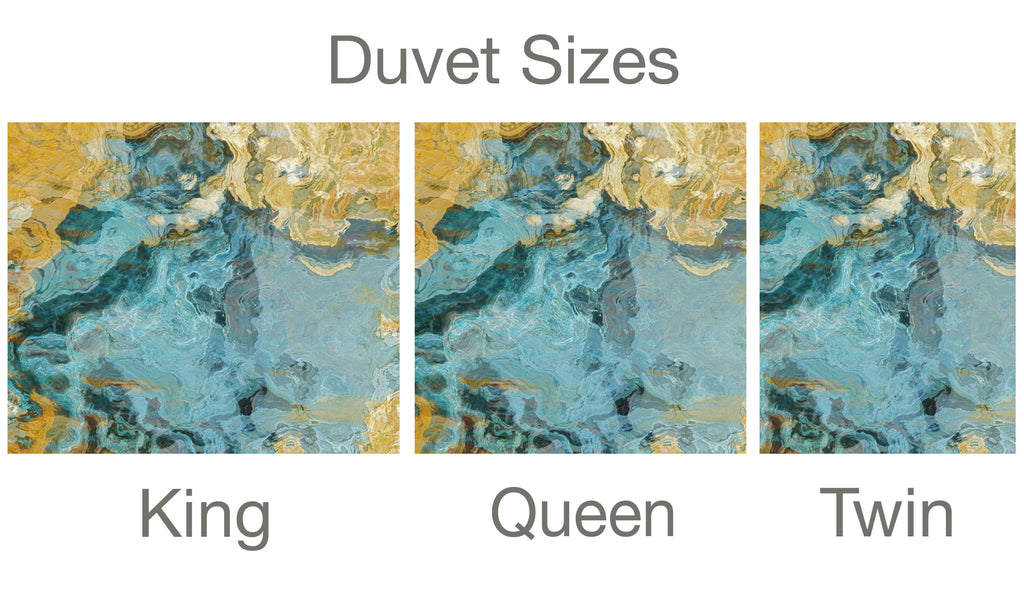 King, Queen or Twin Duvet Cover, Sea and Sand