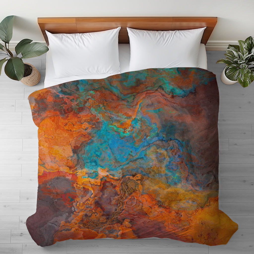 Abstract King, Queen or Twin Duvet Cover, Desert Fusion