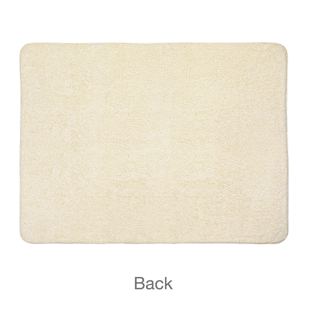 Floral Sherpa Fleece Throw, Columbine