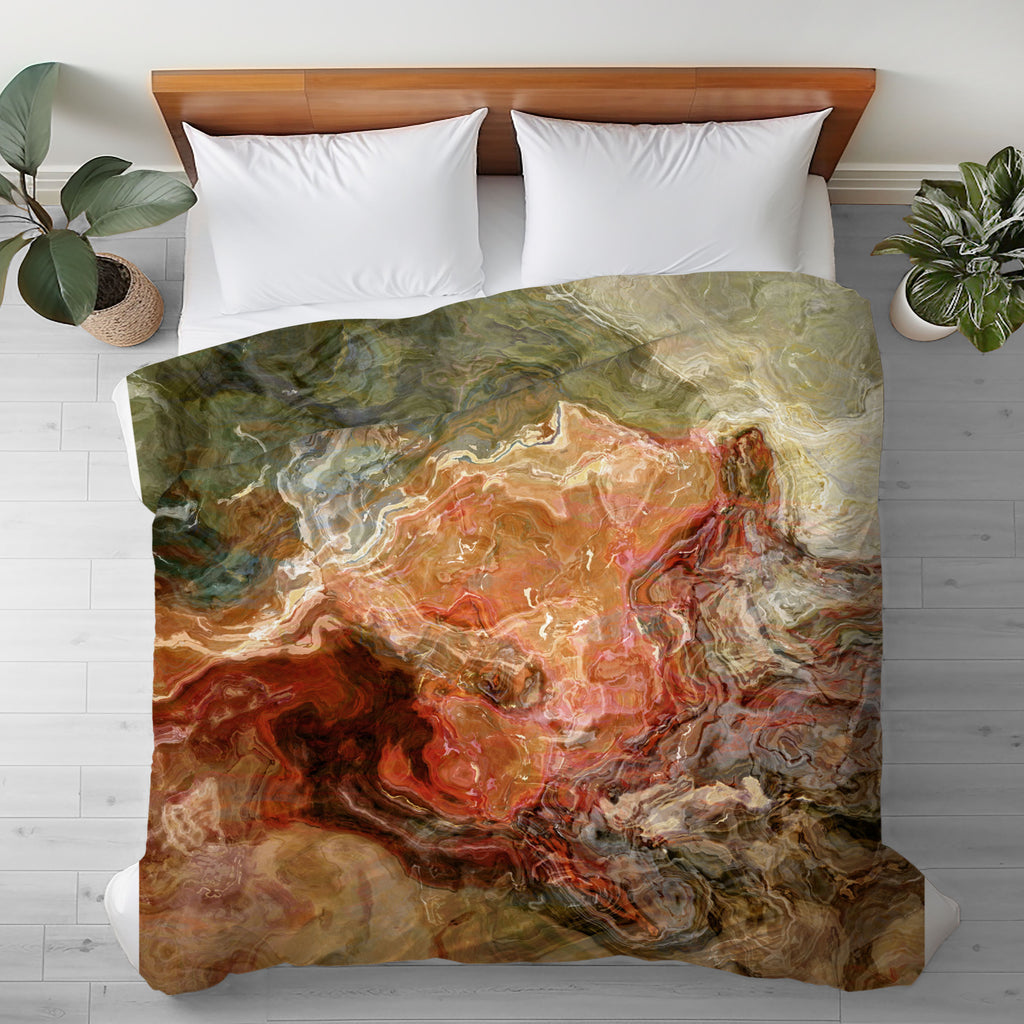 Abstract King, Queen or Twin Duvet Cover, Firestarter