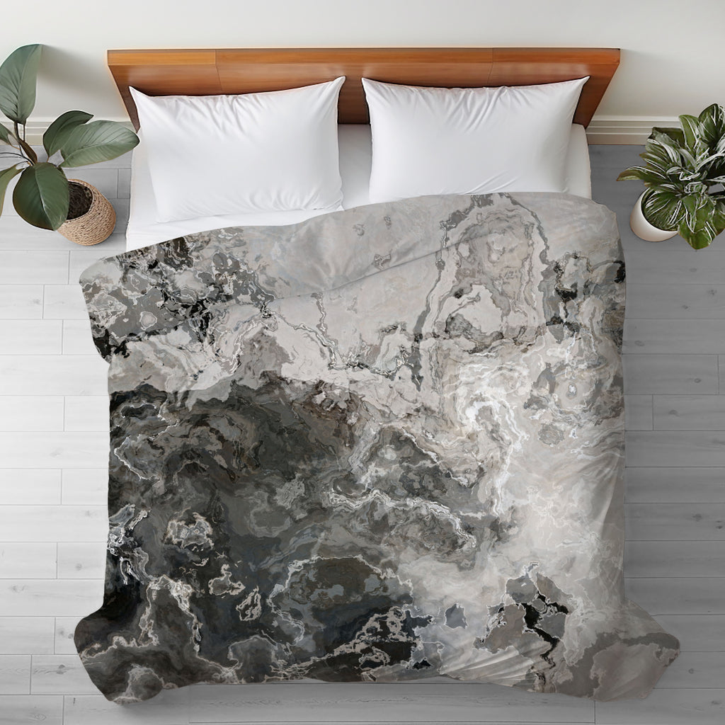 Abstract King, Queen or Twin Duvet Cover, Geologic
