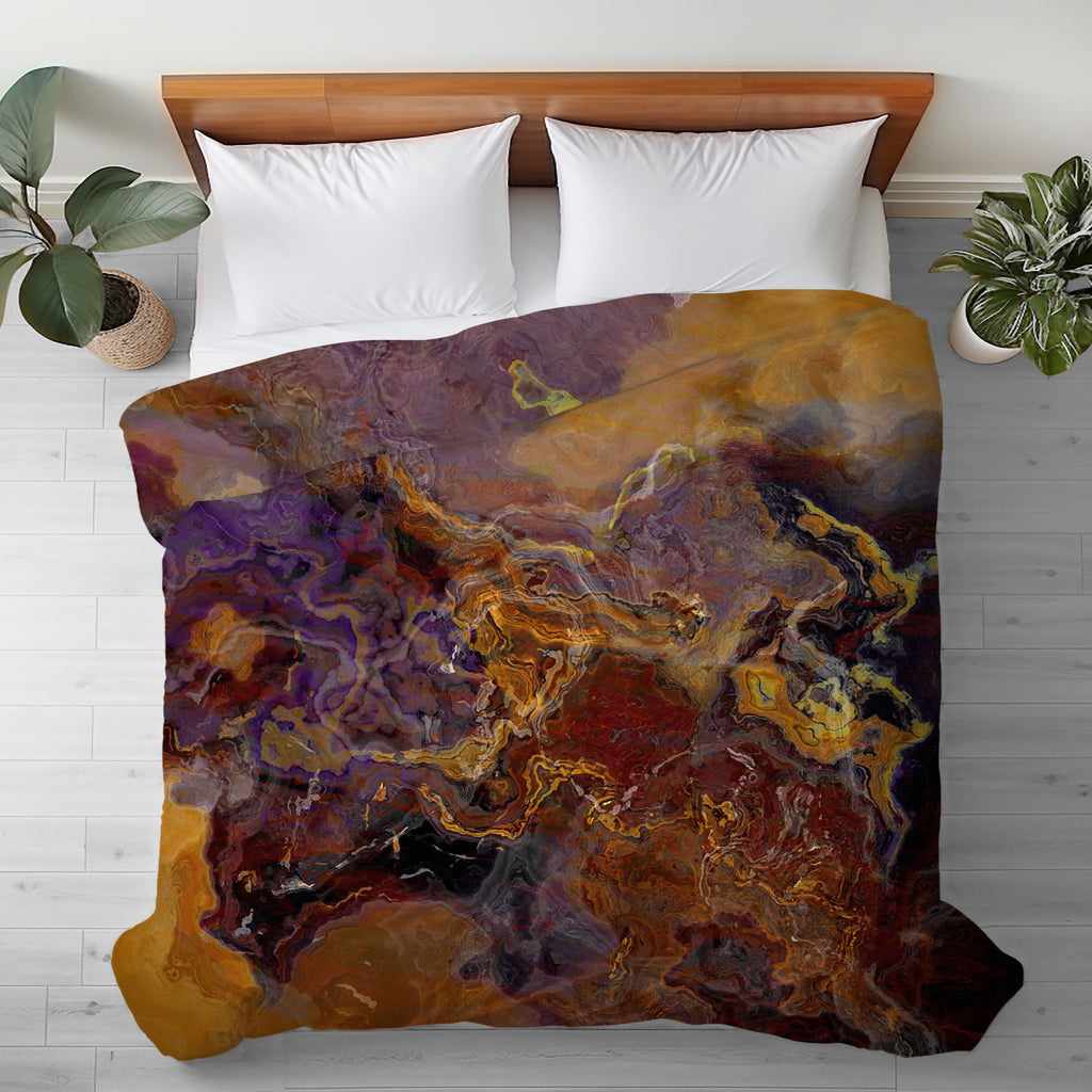 Abstract King, Queen or Twin Duvet Cover, Riveted