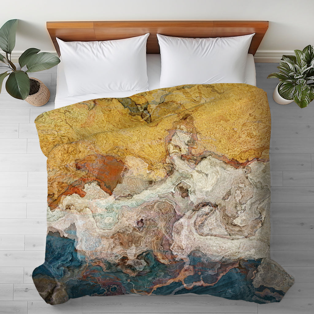 Abstract King, Queen or Twin Duvet Cover, Rock Solid