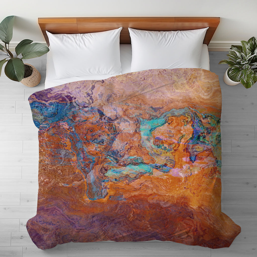 Abstract King, Queen or Twin Duvet Cover, Southwest Archetype