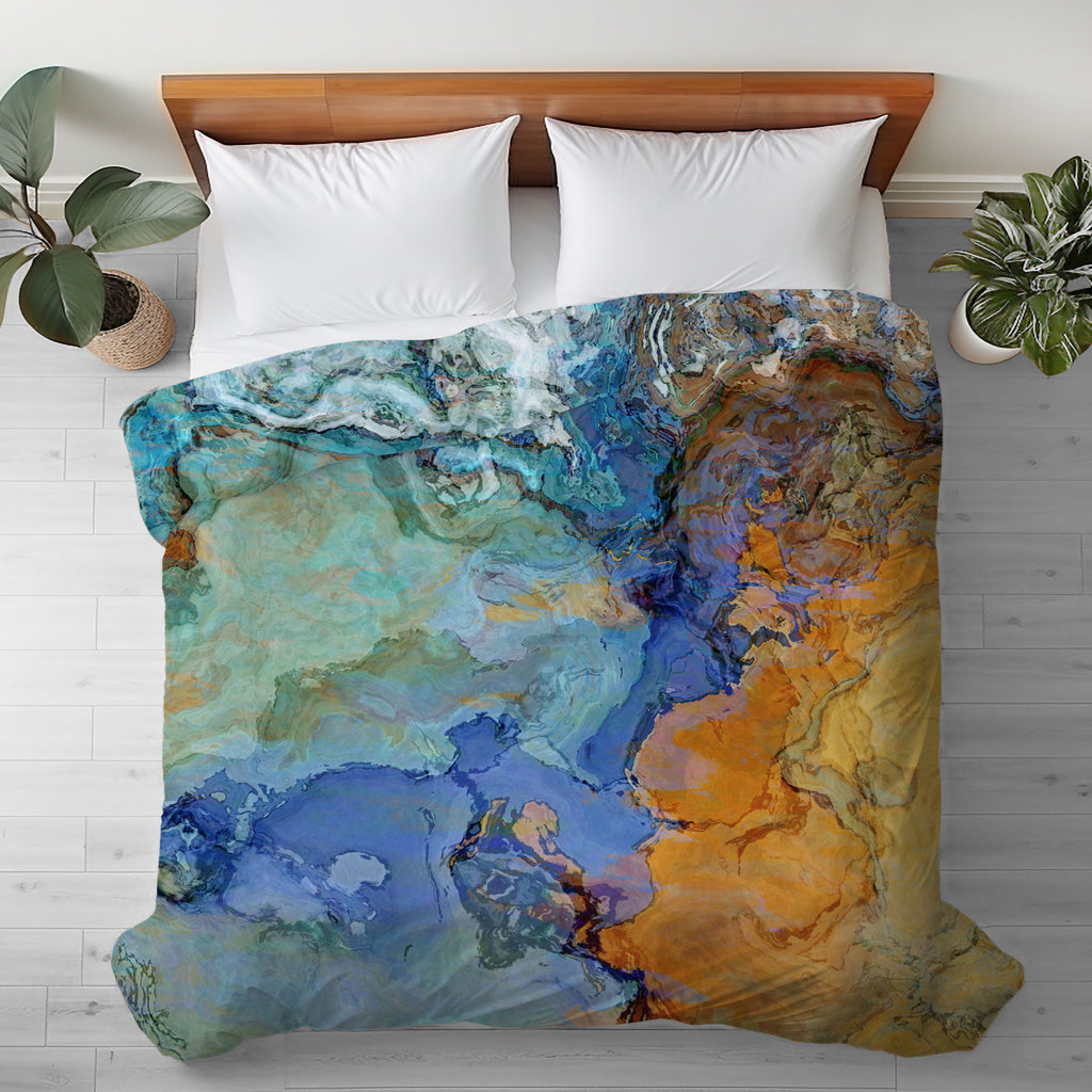 Abstract King, Queen or Twin Duvet Cover, Bridge