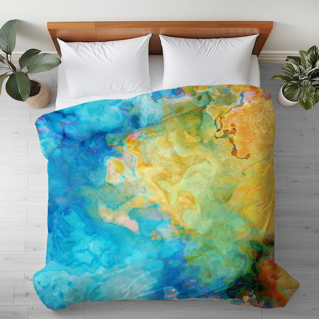 Abstract King, Queen or Twin Duvet Cover, Tidal Force