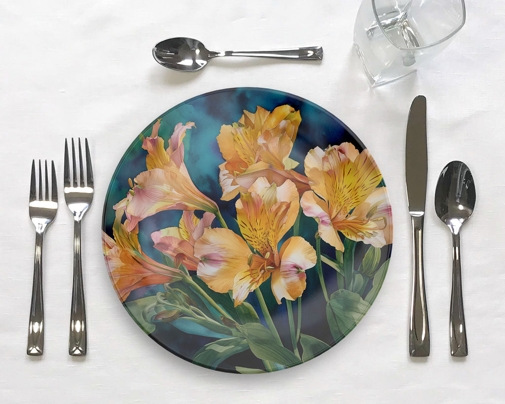 Floral Dinnerware, Alstroemeria Peruvian Lily
