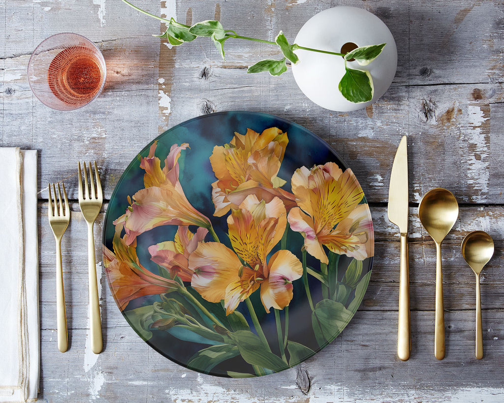 Floral Dinnerware, Alstroemeria Peruvian Lily