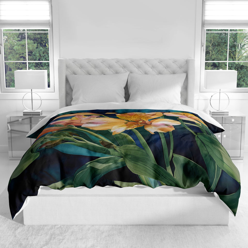 Floral Duvet Covers, Alstroemeria Peruvian Lily