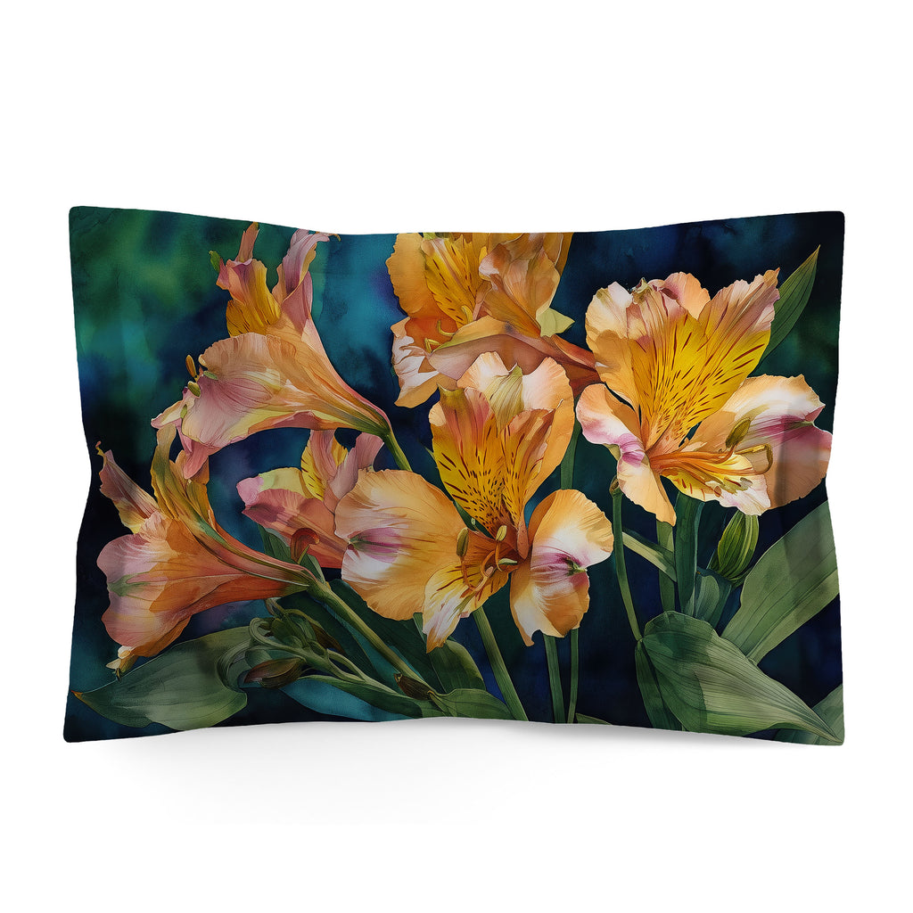 Floral Sham, Alstroemeria Peruvian Lily