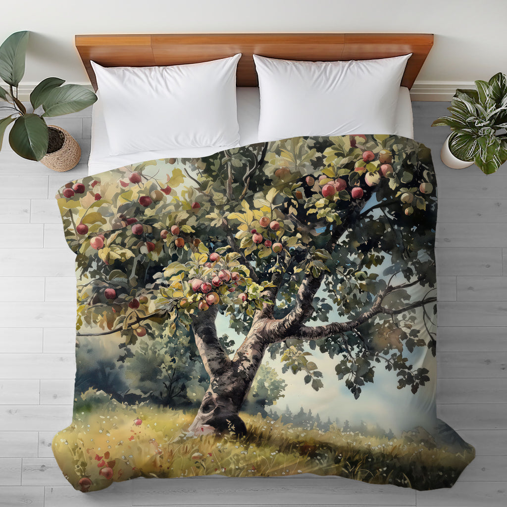 Floral Duvet Cover, Apple Tree