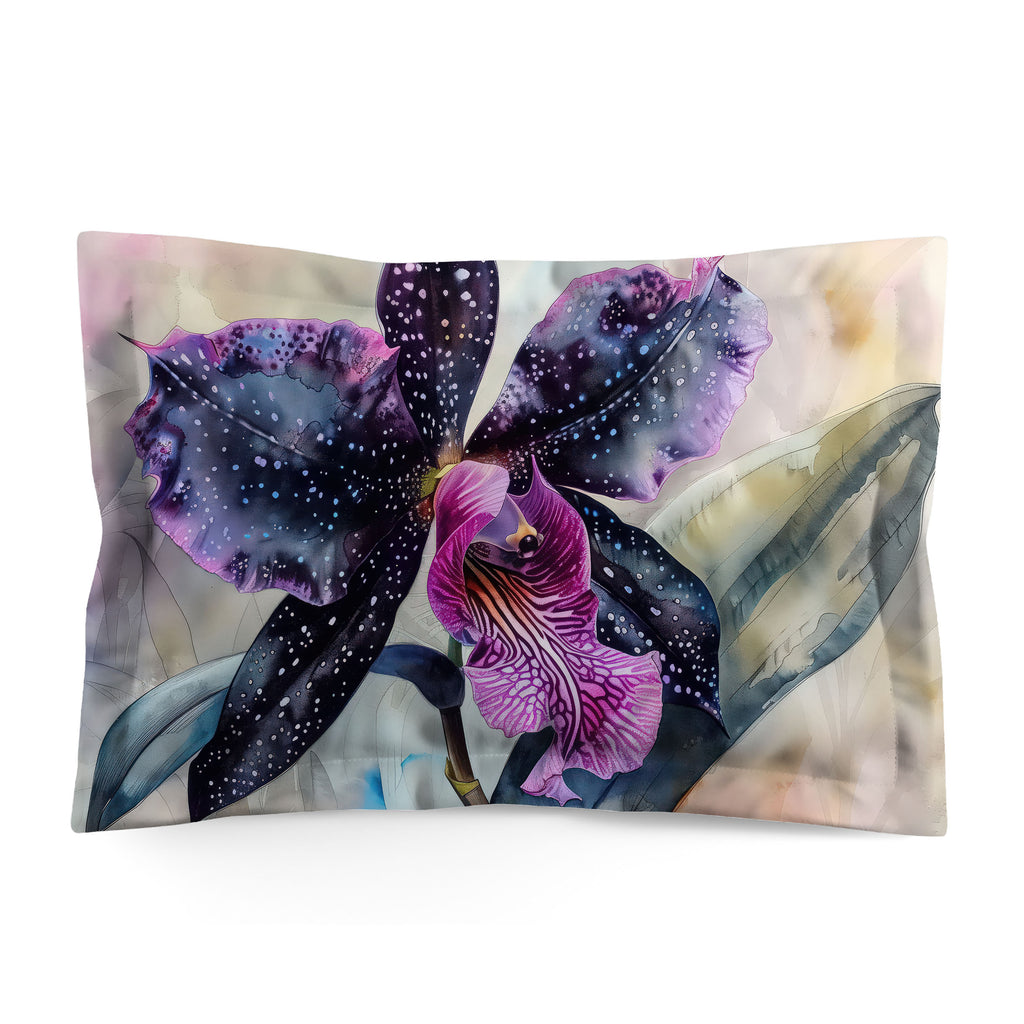 Floral Sham, Black Orchid
