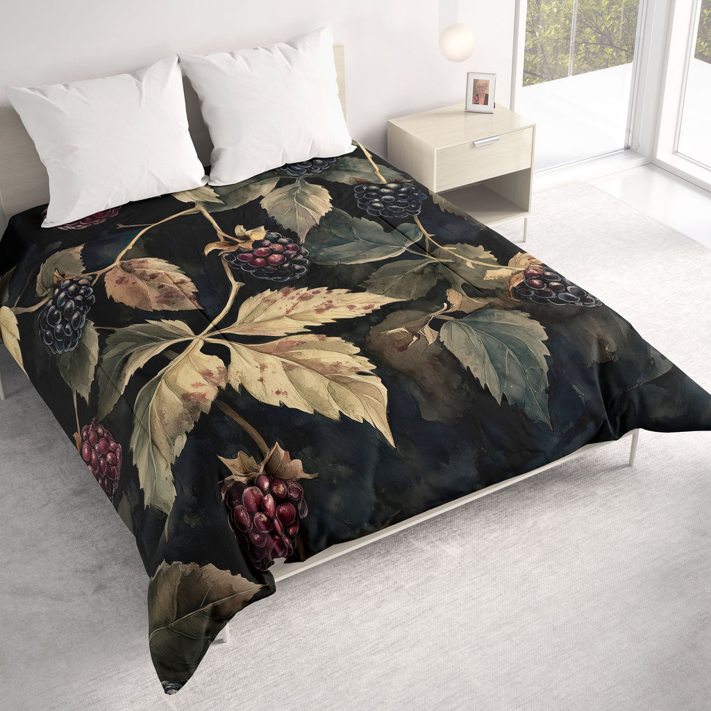 Floral Comforter, Blackberries