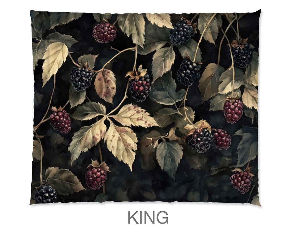 Floral Comforter, Blackberries