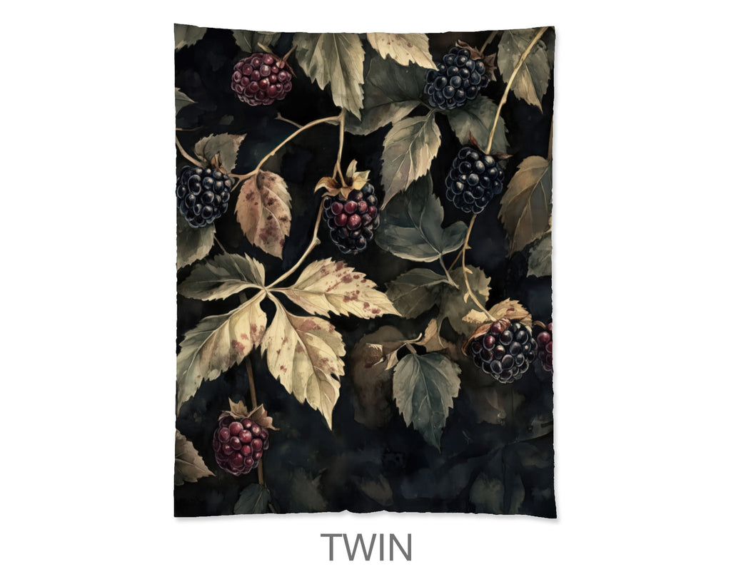 Floral Comforter, Blackberries