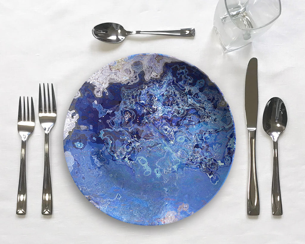 Plate, Blue Stone