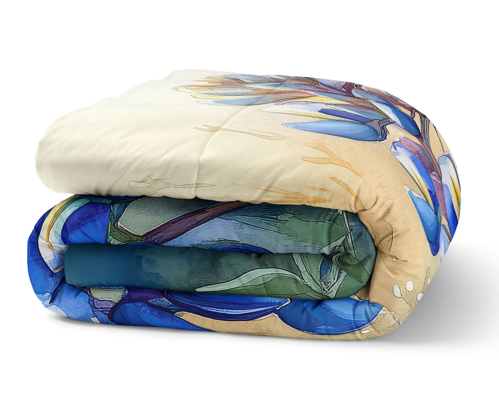 Floral Comforter, Bluebonnets