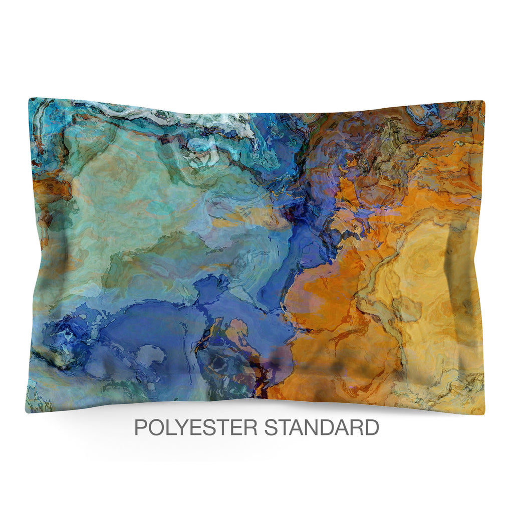 Abstract Shams in Cotton or Polyester, Bridge