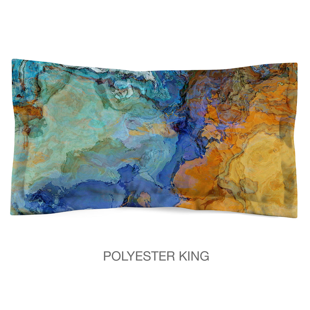 Abstract Shams in Cotton or Polyester, Bridge