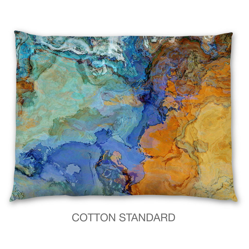 Abstract Shams in Cotton or Polyester, Bridge