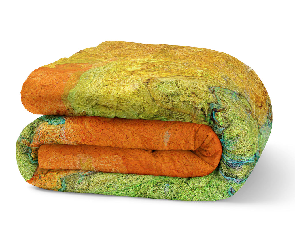 Abstract Comforter, Brush Fire