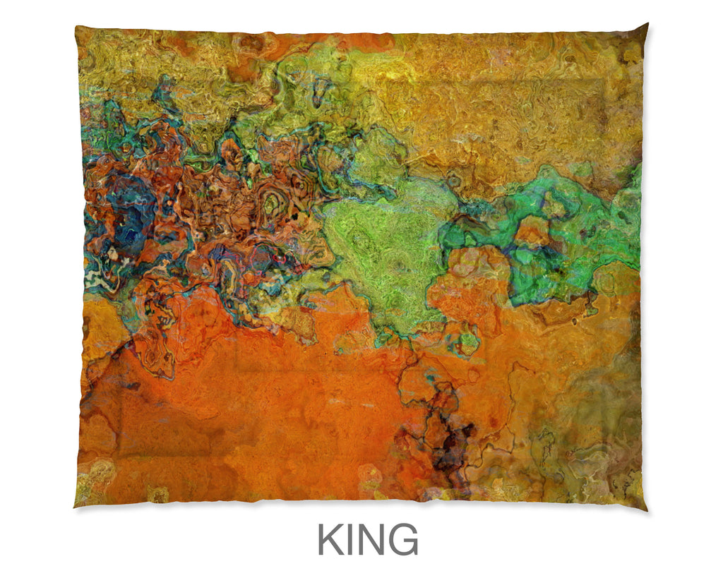 Abstract Comforter, Brush Fire