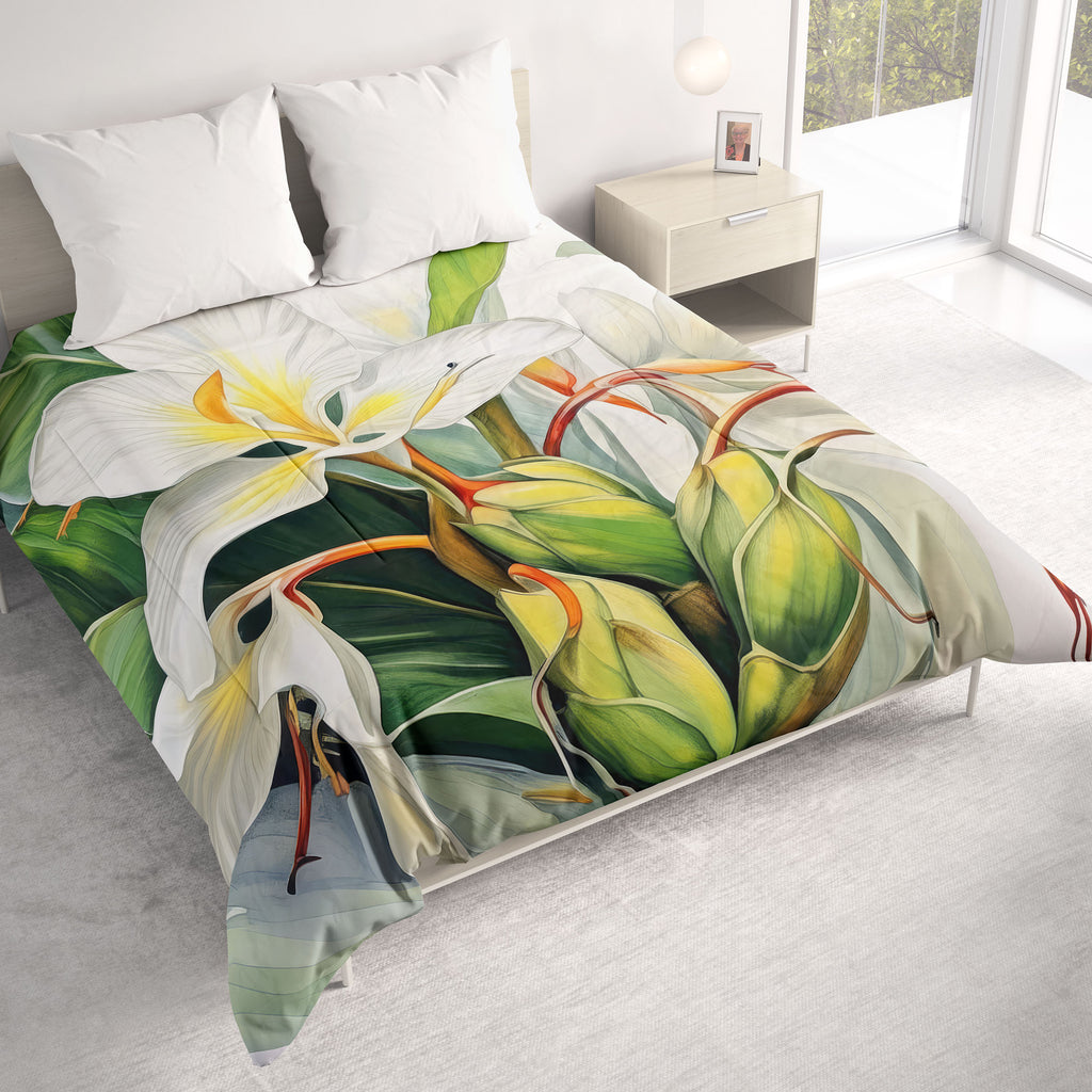 Floral Comforter, Butterfly Ginger
