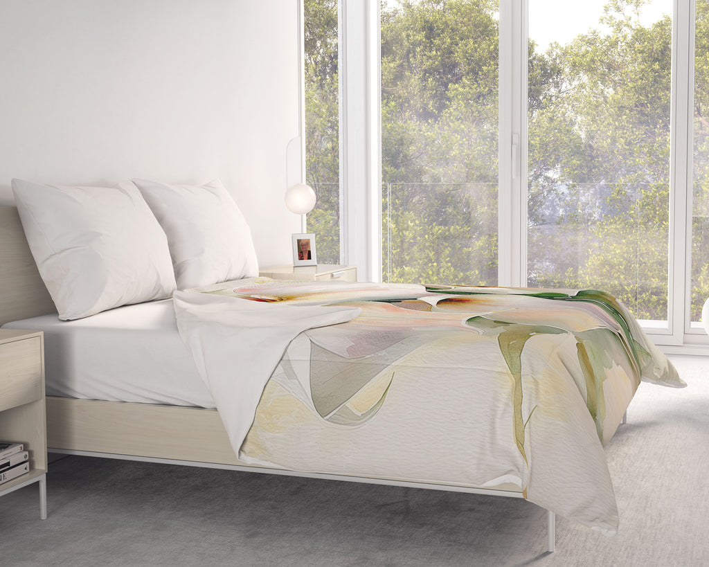 Floral Comforter, Calla Lillies