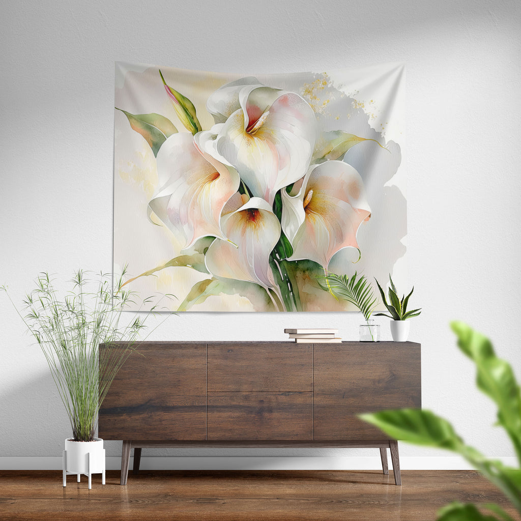 Floral Tapestry, Calla Lillies