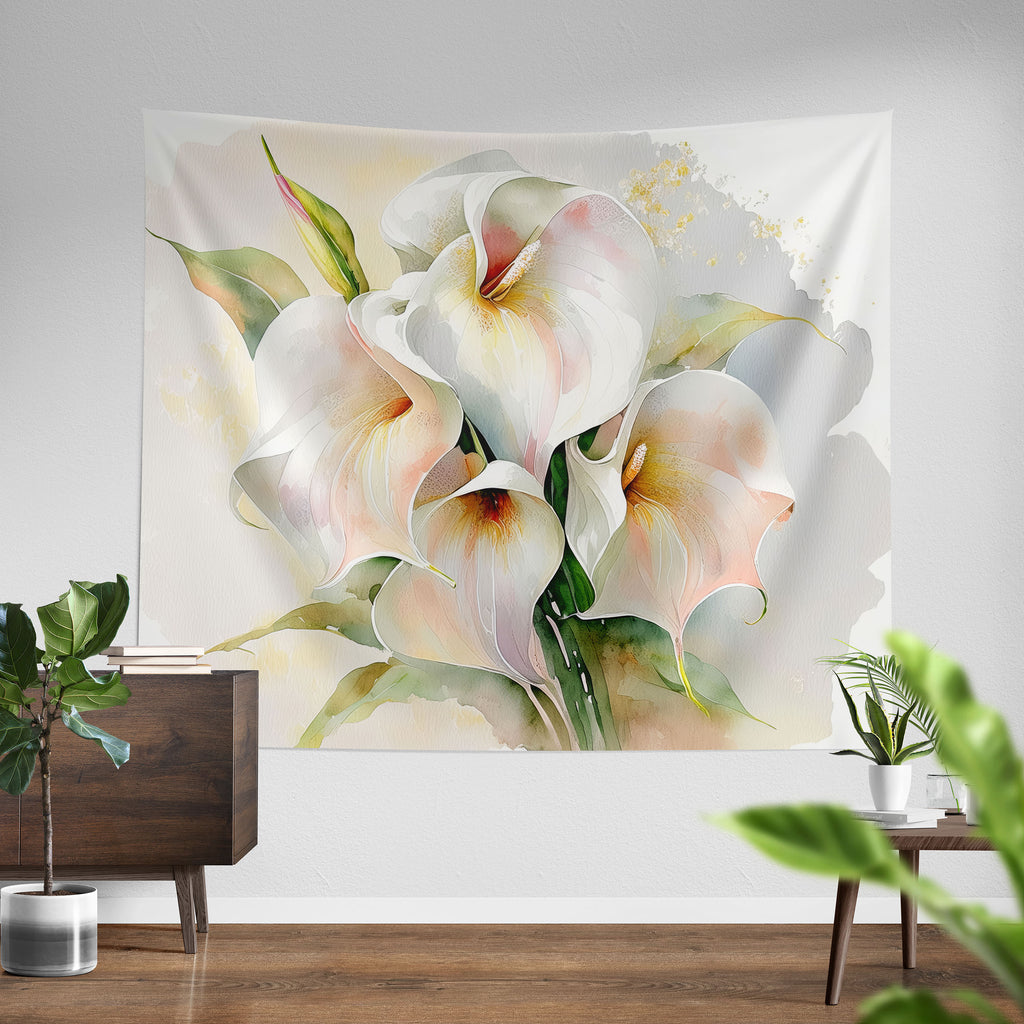 Floral Tapestry, Calla Lillies