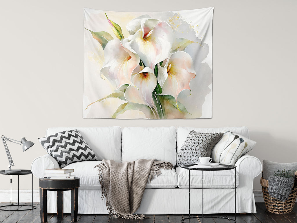 Floral Tapestry, Calla Lillies
