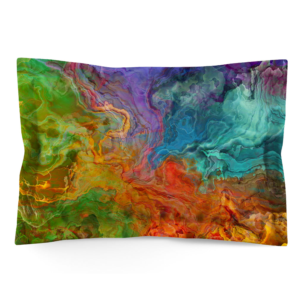 Abstract Shams in Cotton or Polyester, Carnival