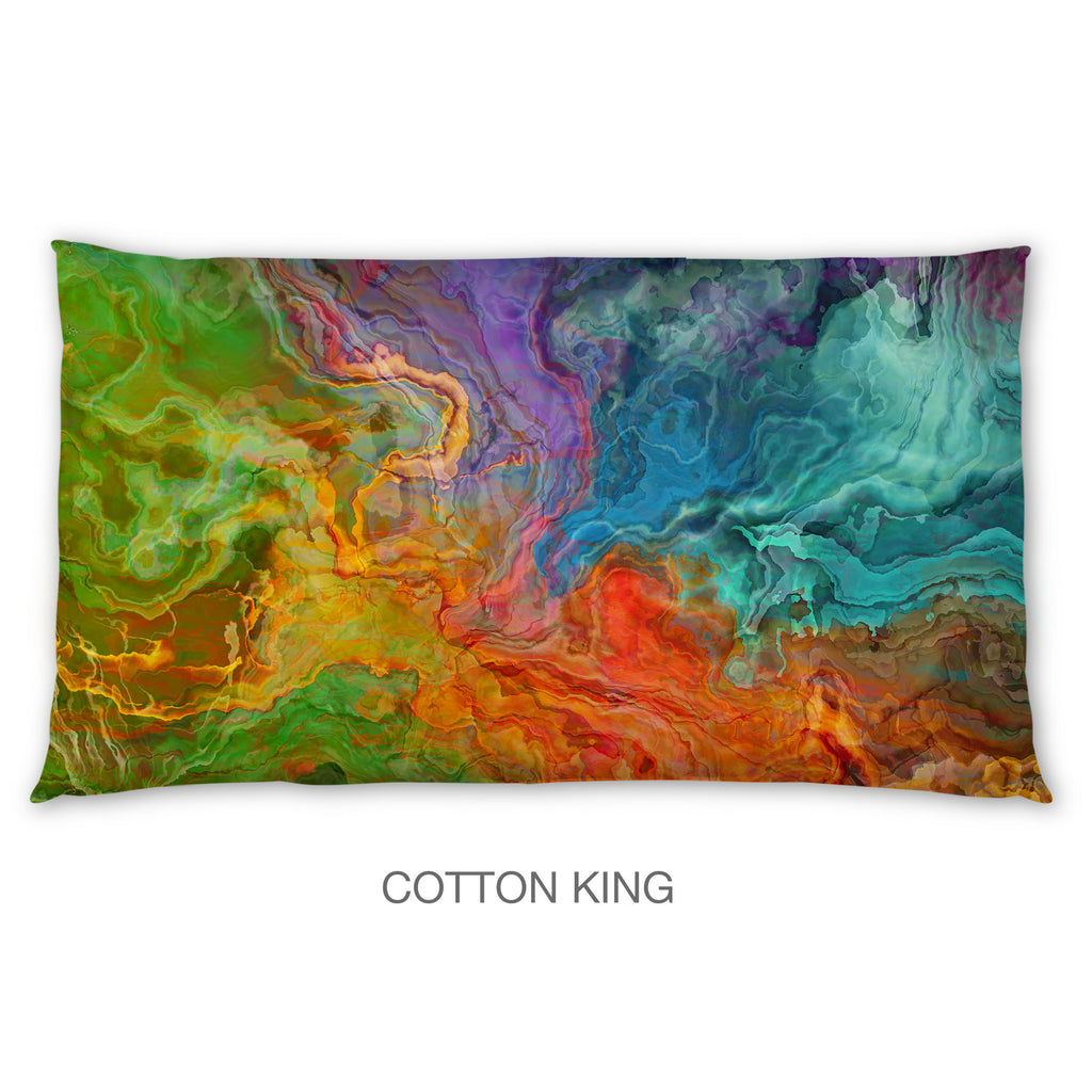 Abstract Shams in Cotton or Polyester, Carnival