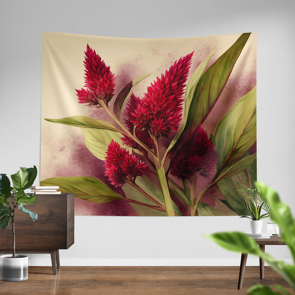 Floral Tapestry, Celosia Cocks Comb