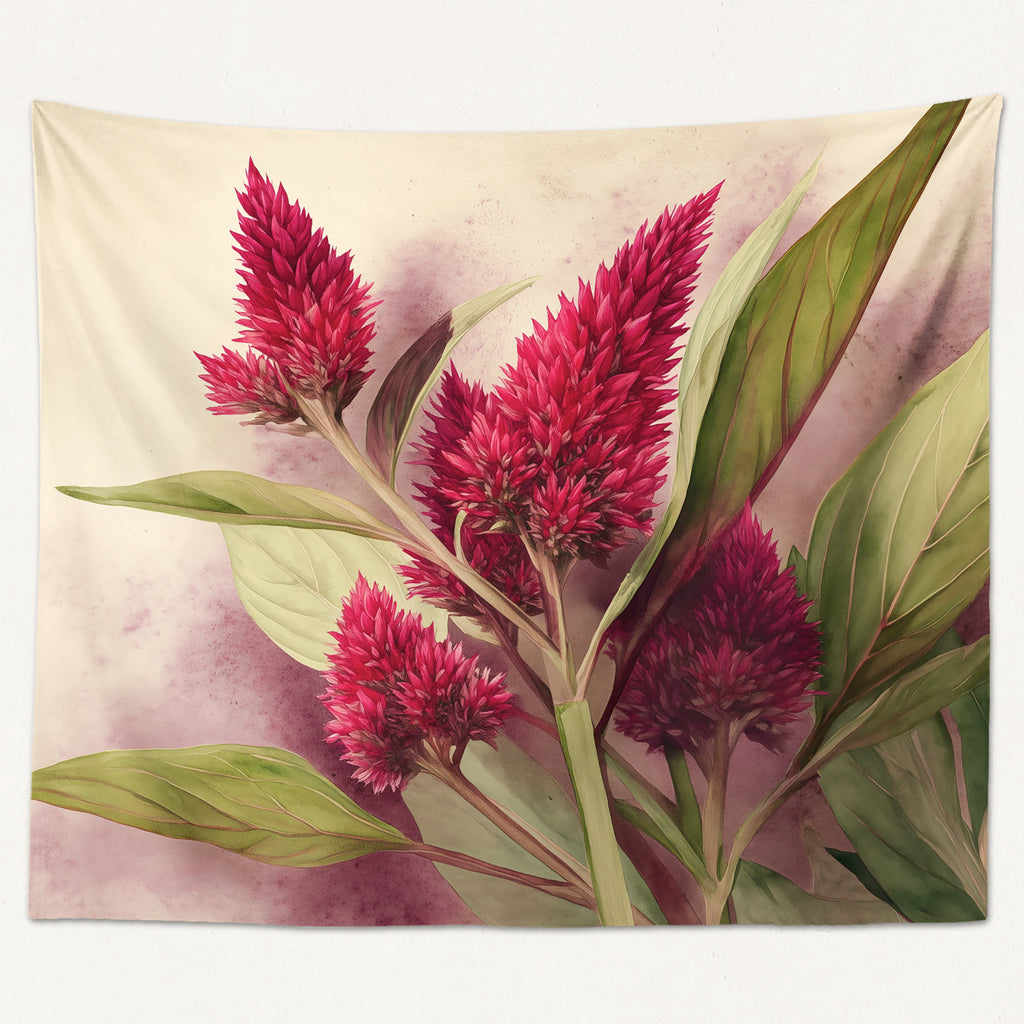 Floral Tapestry, Celosia Cocks Comb