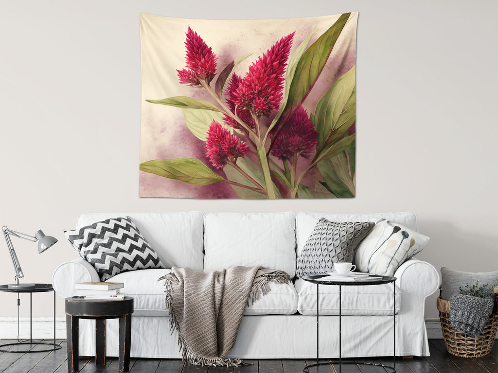 Floral Tapestry, Celosia Cocks Comb