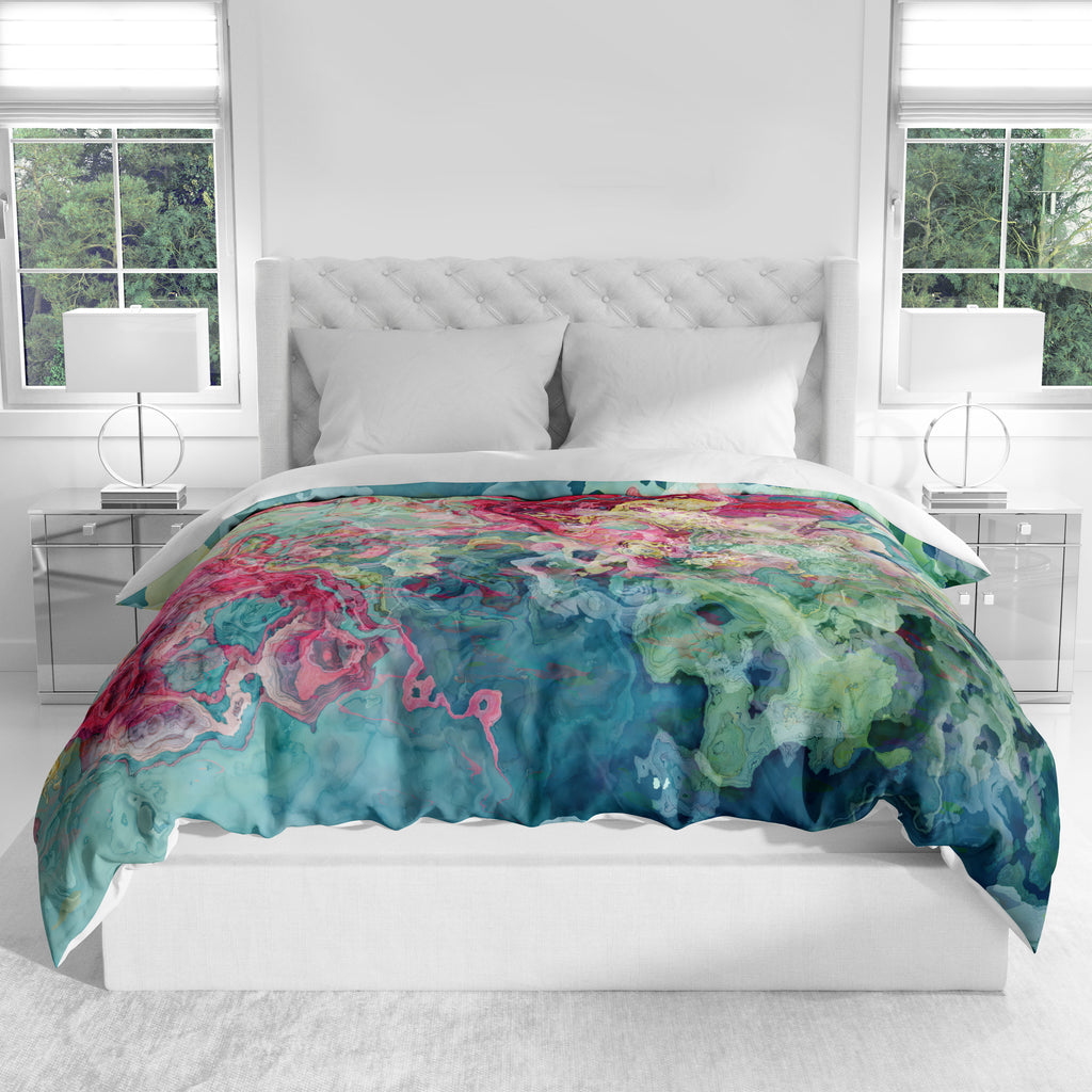 Abstract King, Queen or Twin Duvet Cover, Clarity