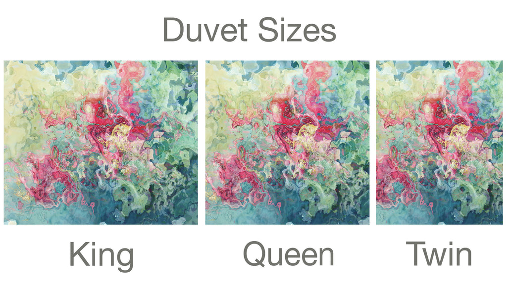 Abstract King, Queen or Twin Duvet Cover, Clarity