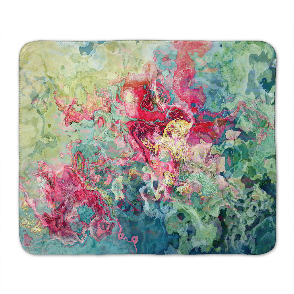 Abstract Fleece Throw, Clarity