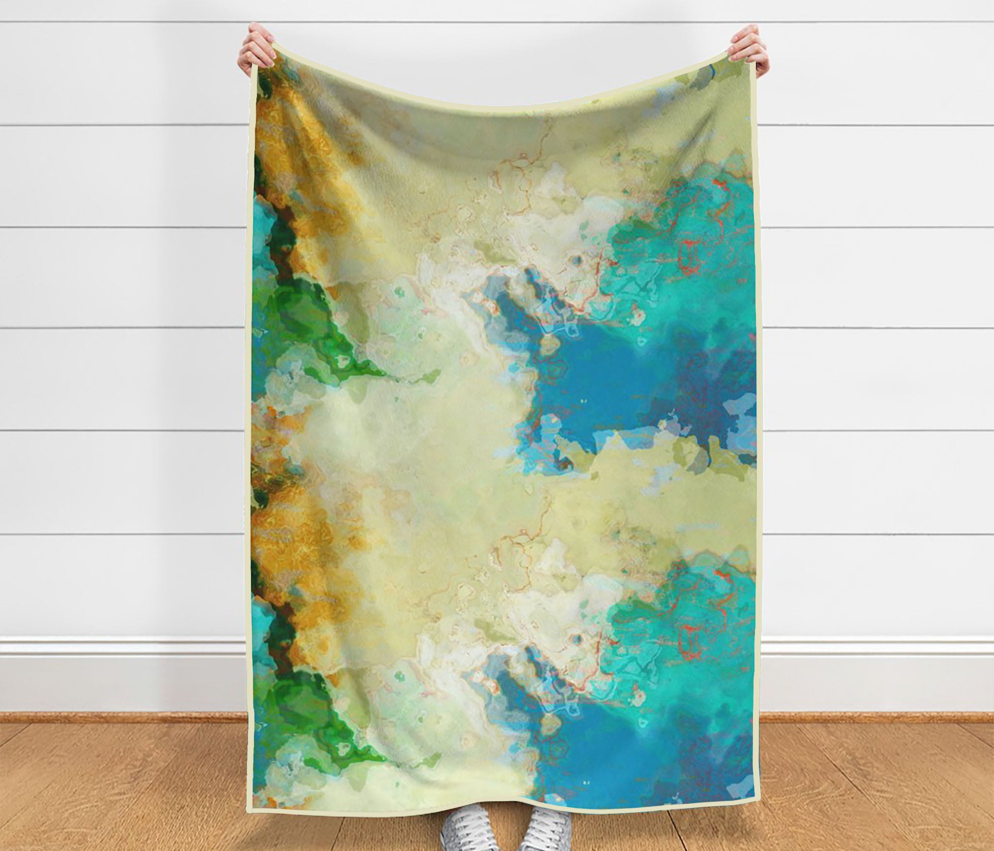 Abstract Art Fabric by the Yard, Spun Polyester or Pima Combed Cotton –  Abstract Art Home
