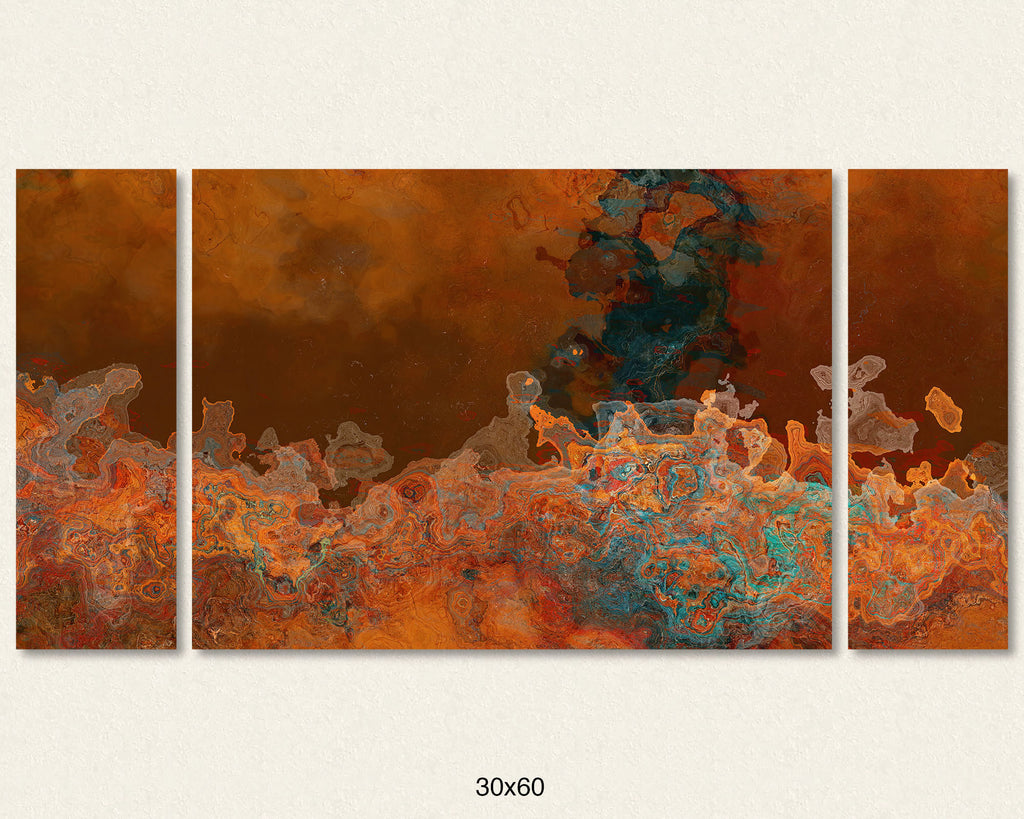 Canvas Print, 30x60 to 40x78, Copper Passion