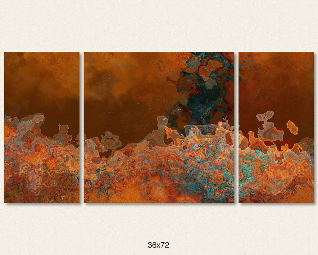 Canvas Print, 30x60 to 40x78, Copper Passion