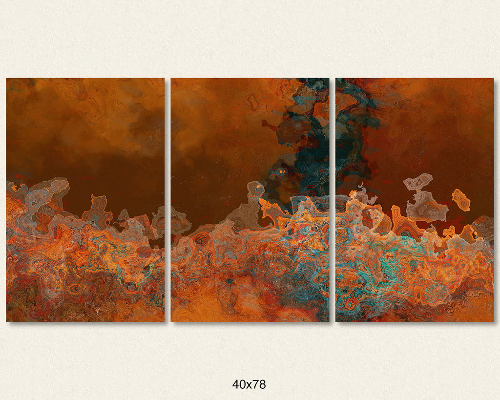 Canvas Print, 30x60 to 40x78, Copper Passion