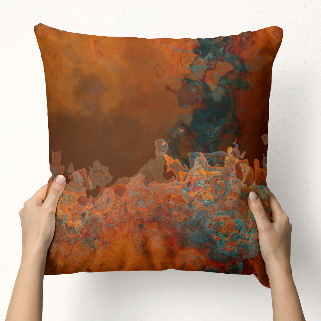 Abstract Pillow Covers, Copper Passion
