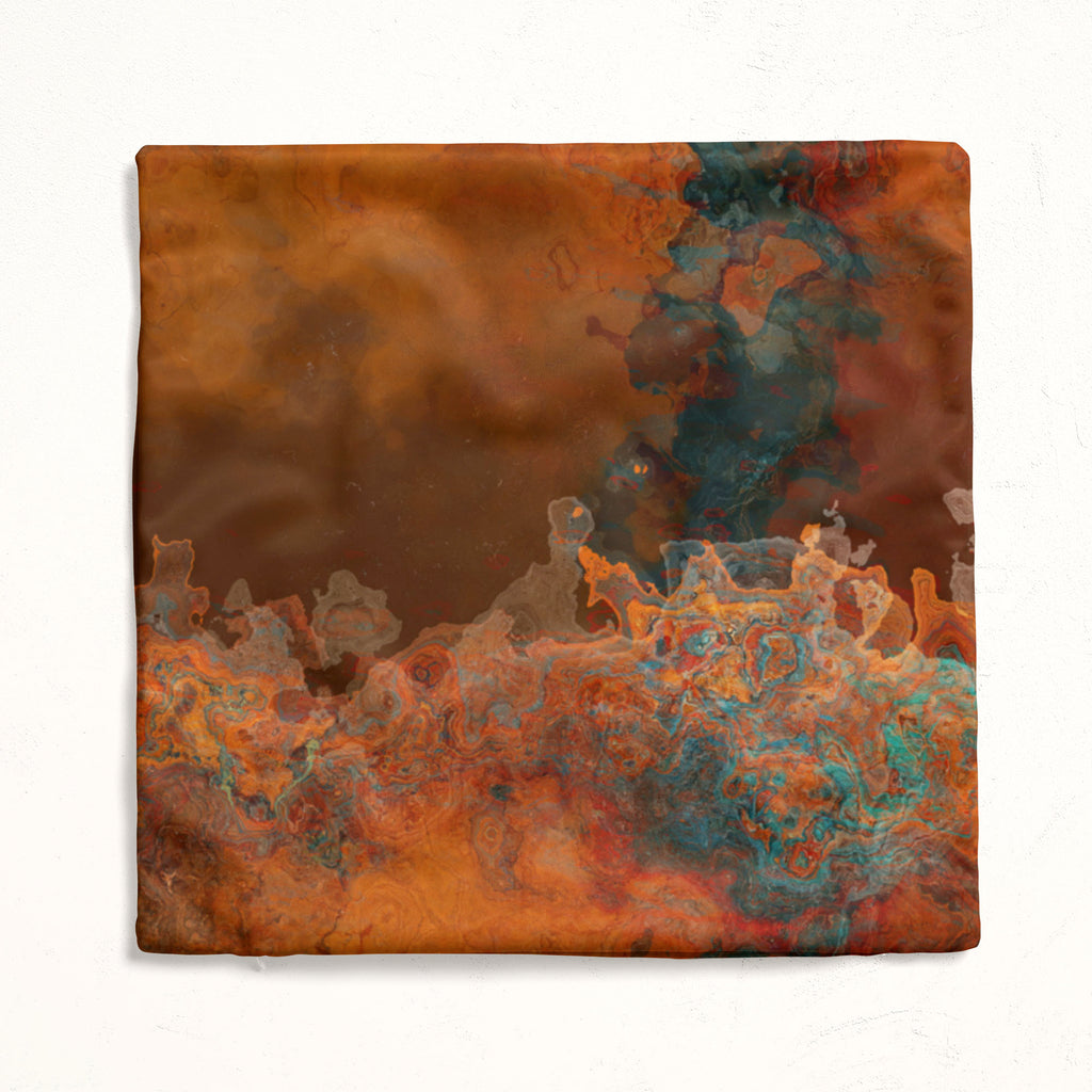 Abstract Pillow Covers, Copper Passion