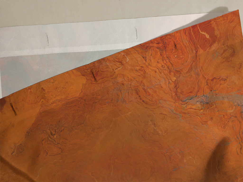 Abstract Shower Curtain, Copper Passion