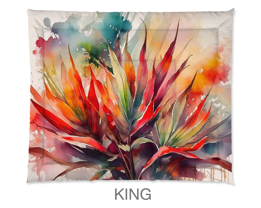 Floral Comforter, Cordyline