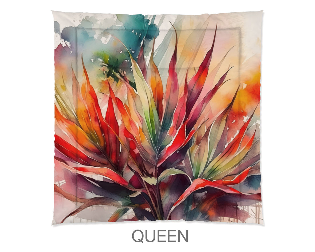 Floral Comforter, Cordyline